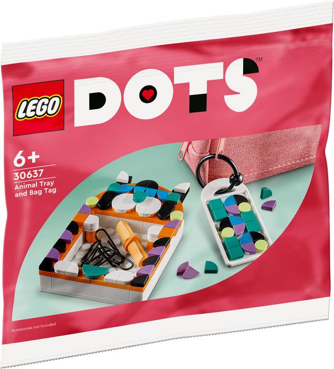 Actual product image LEGO Animal storage tray & bag tag (30637, LEGO Dots)