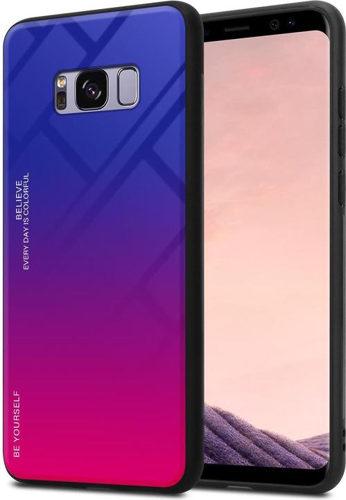 Actual product image Cadorabo TPU 2 colors glass cover (Samsung Galaxy S8+)