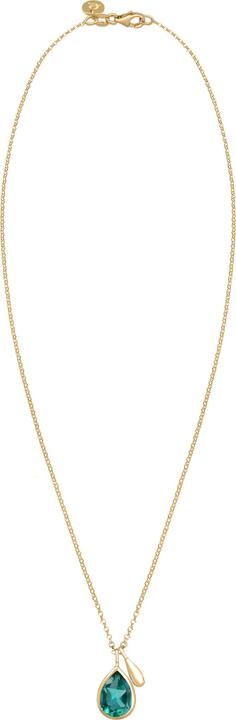 Immagine prodotto Elli Collana di pietre preziose, gocce (Quarzo, Argento 925 placcato oro, 45 cm)