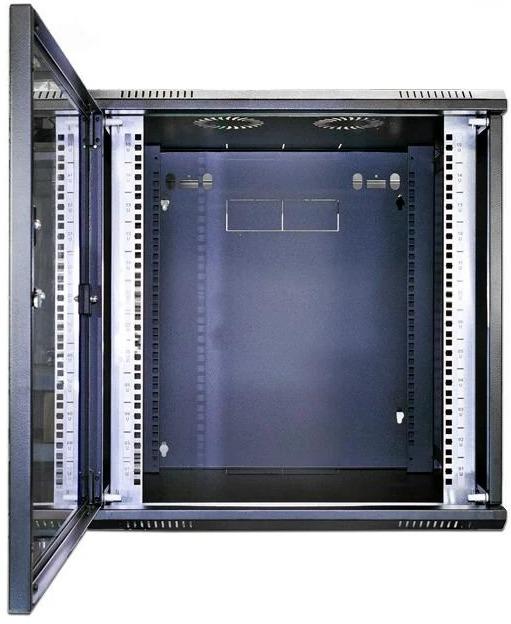 Actual product image Wirewin Wall cabinet 600X450X12U Pro 2nd Gen 19 / 12U / Black (12 RU, 19 inch rack)