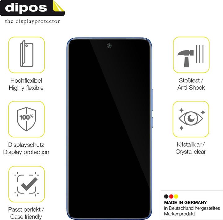 Produktbild Dipos 3D Full Cover Schutzfolie (1 Stück, Vivo X50)