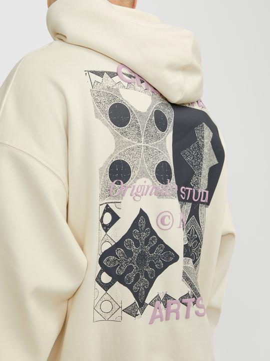 Actual product image Jack & Jones Jornoho Back Graphic Sweat Hood (S)