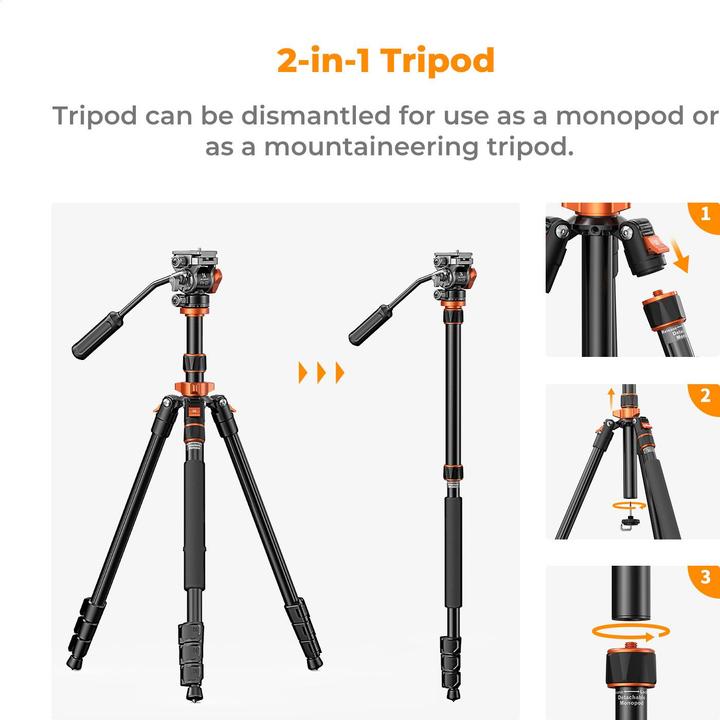 Produktbild K&F Concept K234A7+FH-03 (Metall)