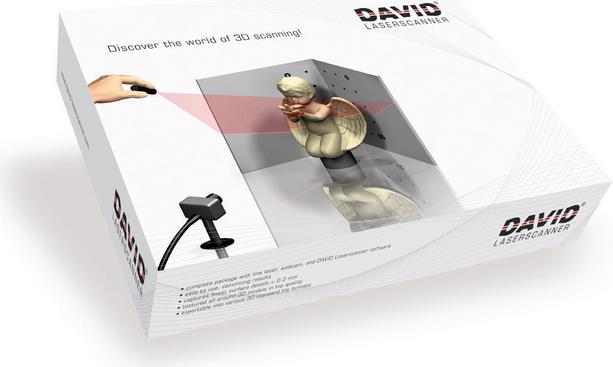 Produktbild DAVID-Laserscanner Starter-Kit Version 2 3D Scanner