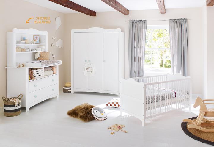 Florentina (Lit de bébé, Unité de changement, Armoires pour enfant)