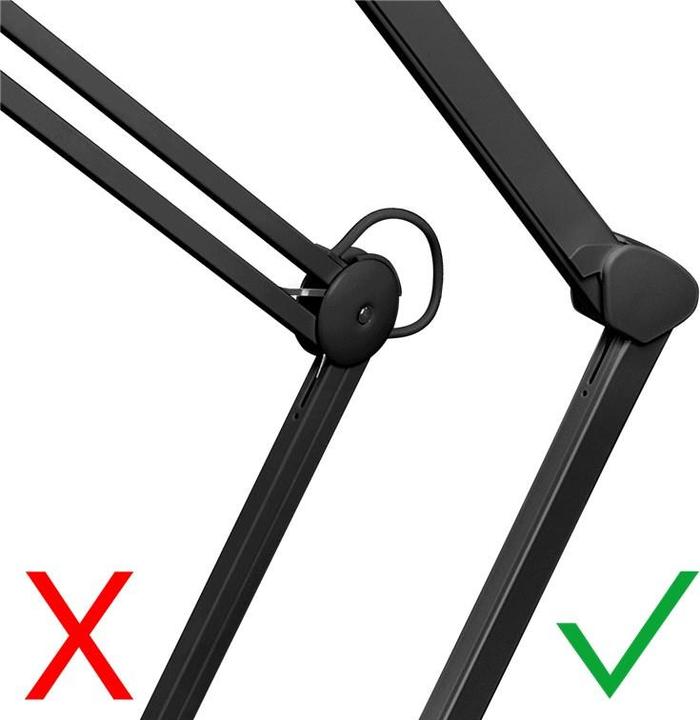 Productafbeelding Goobay LED klemloeplamp, 10 W, zwart (800 lm)