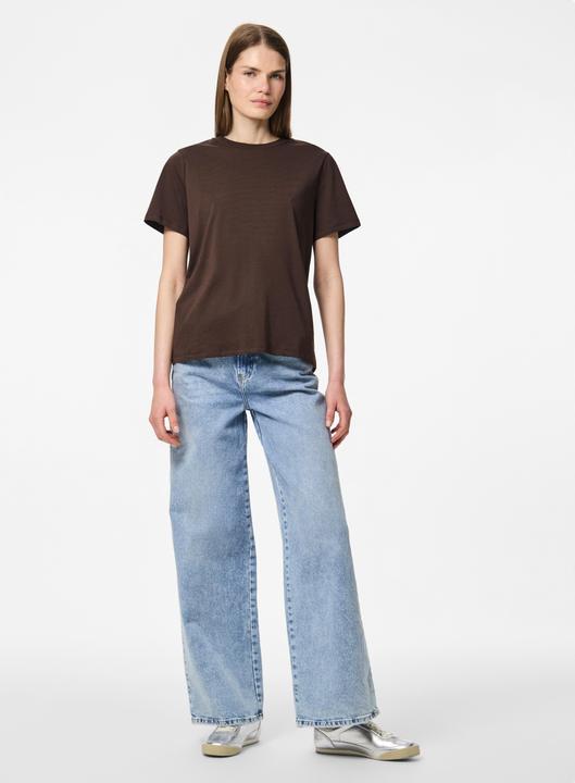 Actual product image Pieces Pcria Ss Solid Tee Jrs Noos Bc (S)
