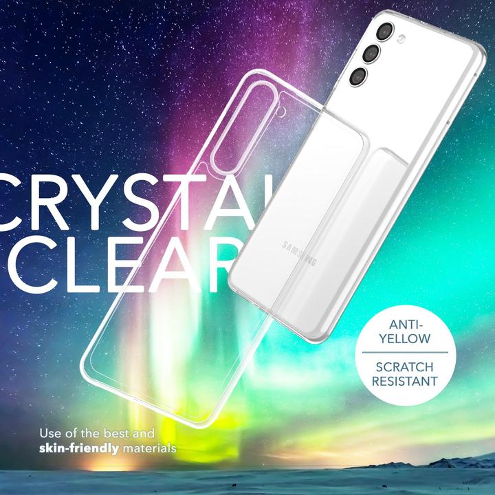 Produktbild Nalia Klare Harte Hülle mit 2x Display- & Kameraschutz (Samsung Galaxy S23)