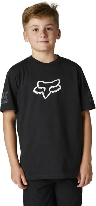 Fox Tee 22 Yth Karrera Ss Blk Yl (L)