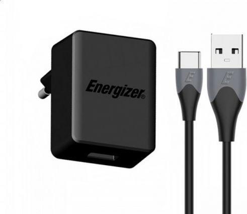 Produktbild Energizer Ultimate Wall Charger 1xUSB + USB-C (1m) black (1 Stk., Ladegerät ohne Akku)