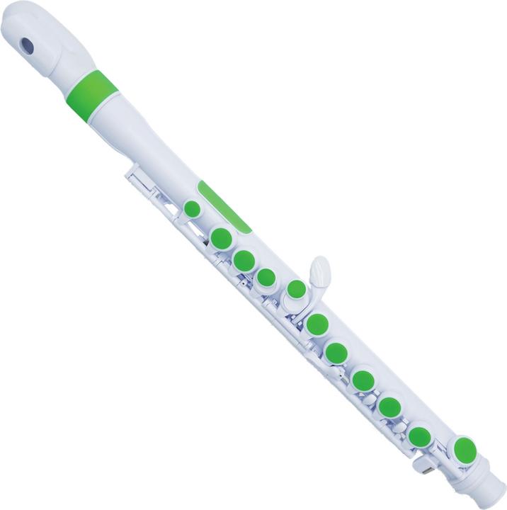 Immagine prodotto Nuvo N220JF jFlute2.0 Flauto traverso per bambini "Donut" in Do, Bianco-Verde (Flauto trasversale)