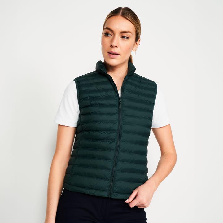 Inesis Women's golf sleeveless down jacket - MW500 green (L)