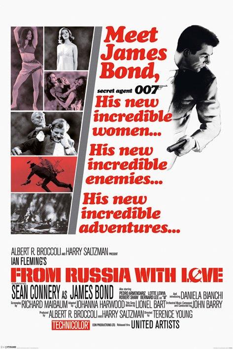 Pyramid Set James Bond Dalla Russia con amore (61 x 91 cm)