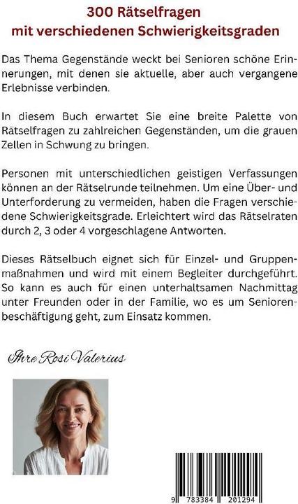 Produktbild Valerius:Das Gegenstände-Quiz - Gedächt