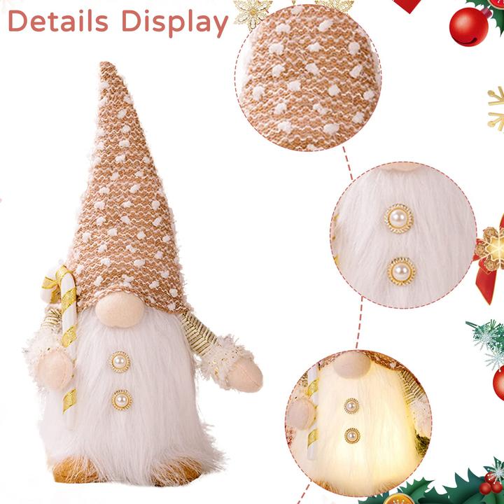 Produktbild Alopini Weihnachtsdekoration 2 Stück Weihnachtselfe mit Licht