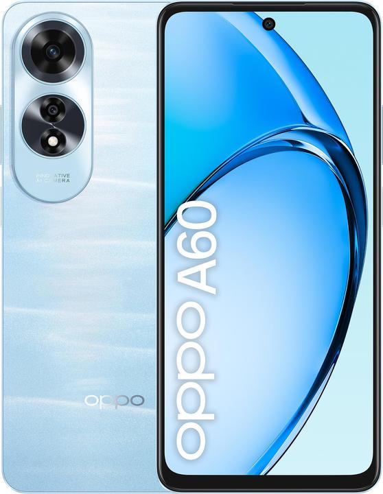 Actual product image OPPO A60 (256 GB, Ripple blue, 262.60", Dual SIM, 50 Mpx, 4G)