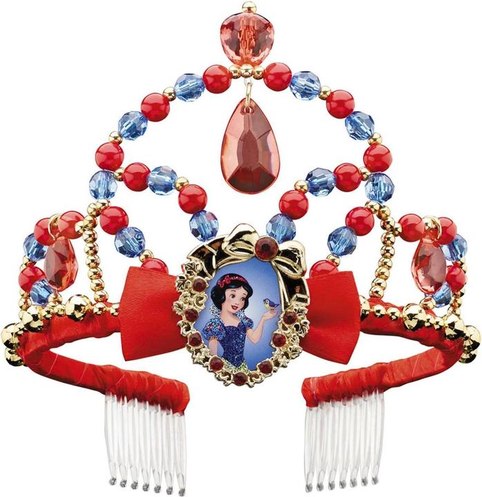 Snow White Mädchen Tiara Perlenbesetzt (100% synthetisches Material)