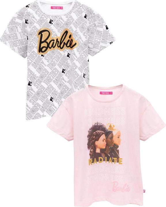 Produktbild Barbie Kindness Stronger Together Unity And Love TShirt Mädchen (2erPack) (128)