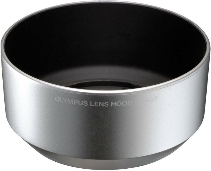 Actual product image Olympus LH-40B Lens hood silver