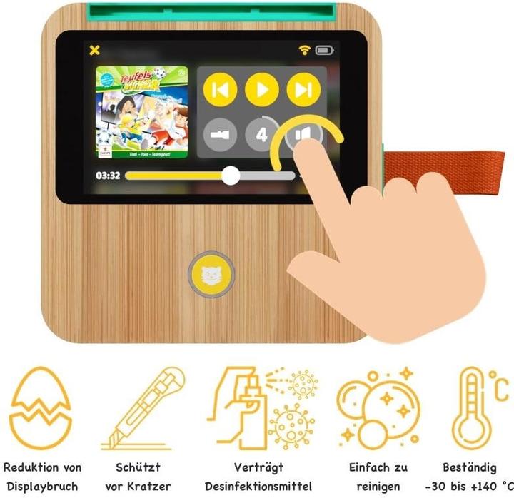 Actual product image Tigermedia Screen protector for Tigerbox Touch (German)