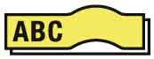 Actual product image Dymo S0720880 Standard tape (1.90 cm, Yellow)