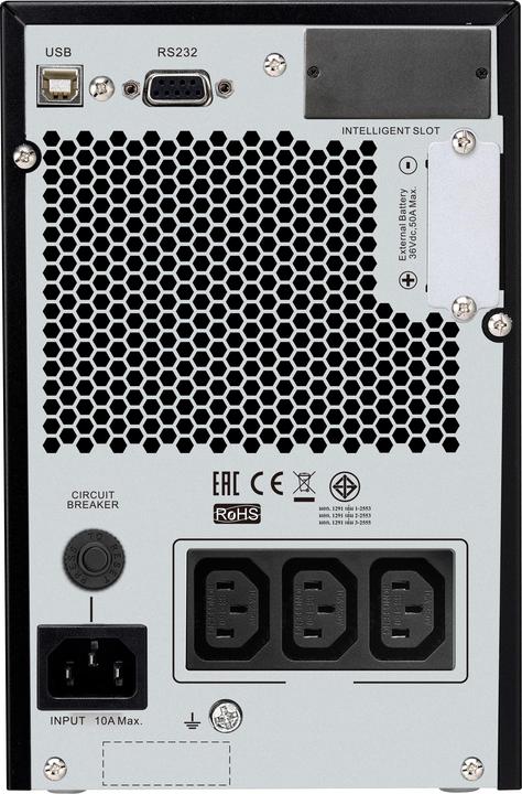 Productafbeelding APC Srvpm1kil (1000 VA, 800 W, Online dubbele transformator UPS)