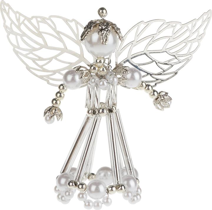 Immagine prodotto Pracht Set di angeli con perline "Angelo in filigrana", L 7 x H 5,5 cm