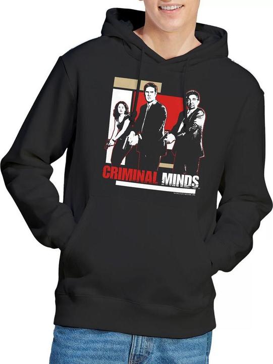 Immagine prodotto Criminal Minds Guns Drawn Felpa con Cappuccio Uomo (M)