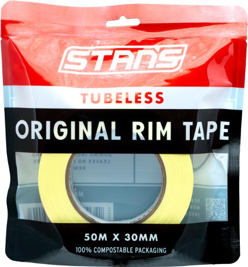 Immagine prodotto Notubes Original Rim Tape, Tubeless Felgenband 30mm breit, 50m Rolle (30 mm)