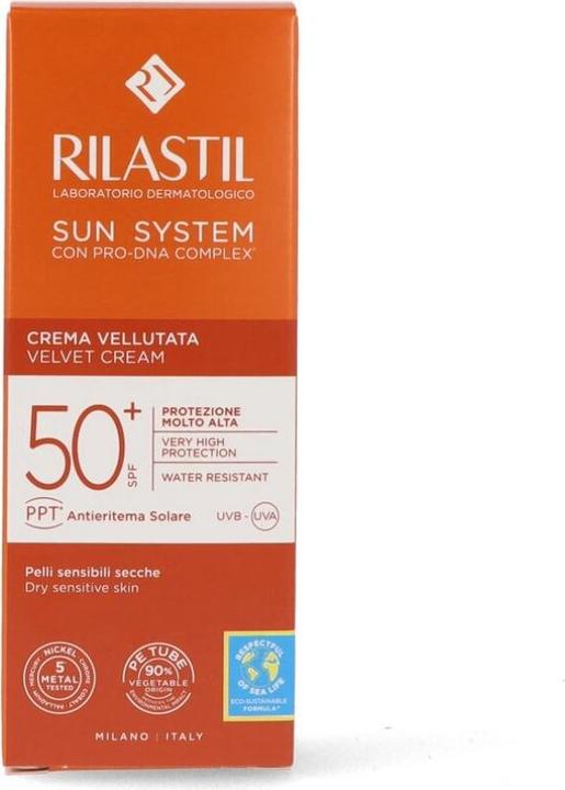 Actual product image Rilastil Sun System Velvet Cream Spf50 50ml (Suntan cream, SPF 50, 50 ml)