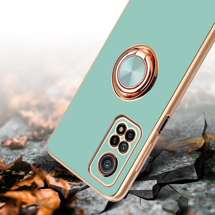 Produktbild Cadorabo Hülle für Xiaomi Mi 10T / Mi 10T PRO im TPU mit Kameraschutz und Ring LM089 Style (Xiaomi Mi 10T Pro, Xiaomi Mi 10T)