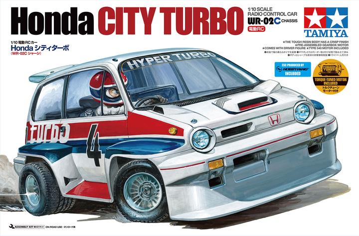 Actual product image Tamiya Honda City Turbo (WR-02C)