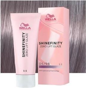 Immagine prodotto Wella Shinefinity Steel Orchid Colore per capelli 05/98 Marrone Chiaro Cenere Perla 60ml (05, 98 Perla di frassino marrone chiaro)