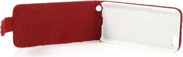 Produktbild König Design Schutzhülle Handy Case für Handy Apple iPhone 5c Strass Rot (Apple iPhone 5c)
