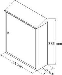Produktbild Haushalt MAILBOXPD900 GREY