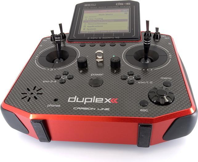 Image du produit Jeti Emetteur à main DS-16 II Carbon Line Red Multimode