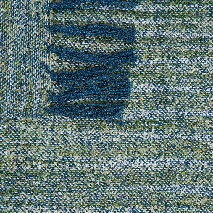 Productafbeelding Beliani Deken blauw/groen 130 x 170 cm PAIRE (170 x 130 cm)