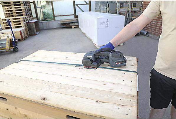 Image du produit kaiserkraft Appareil de cerclage sur accumulateur BTX4 pour feuillard en PP ou PET