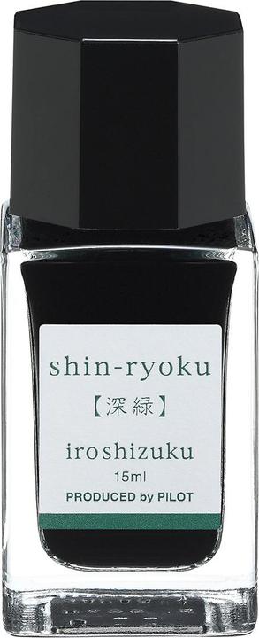 Image du produit Pilot Encre Iroshizuku Mini 15ml - SHIN-RYOKU (Encrier, Vert)