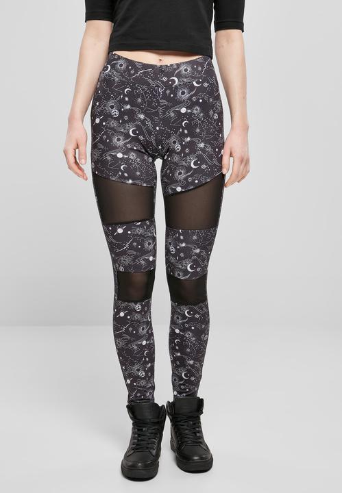 Actual product image Urban Classics Ladies Tech Mesh AOP Leggings - 10978 (5XL)