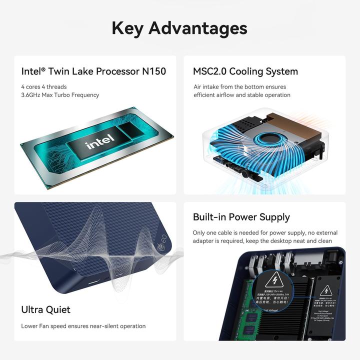 Produktbild Beelink Mini PC EQ14
