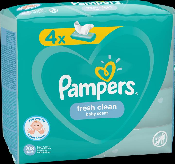 Produktbild Pampers Fresh Clean (208 Stück)