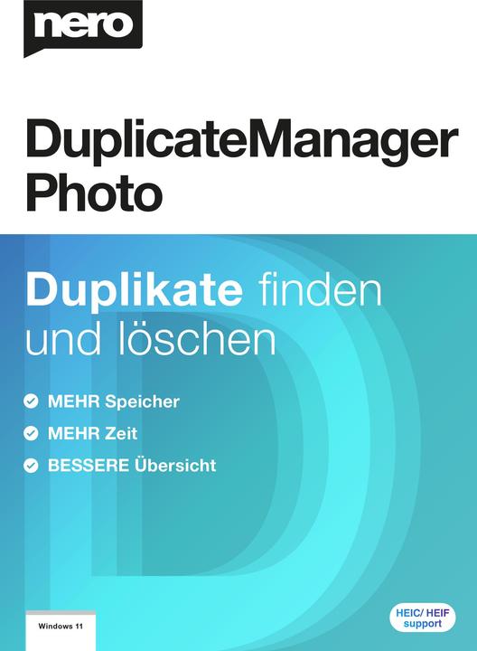 Nero DuplicateManager Photo (1 User, 1 Devices/Users, unlimited)