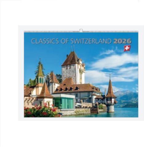 Produktbild Kalender Classics of Switzerland 41x30,5cm