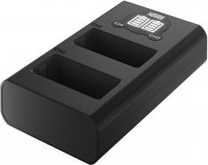 Actual product image Newell Camera charger DL-USB-C Dual-channel charger for DMW-BLC12 batteries (Camera battery charger)