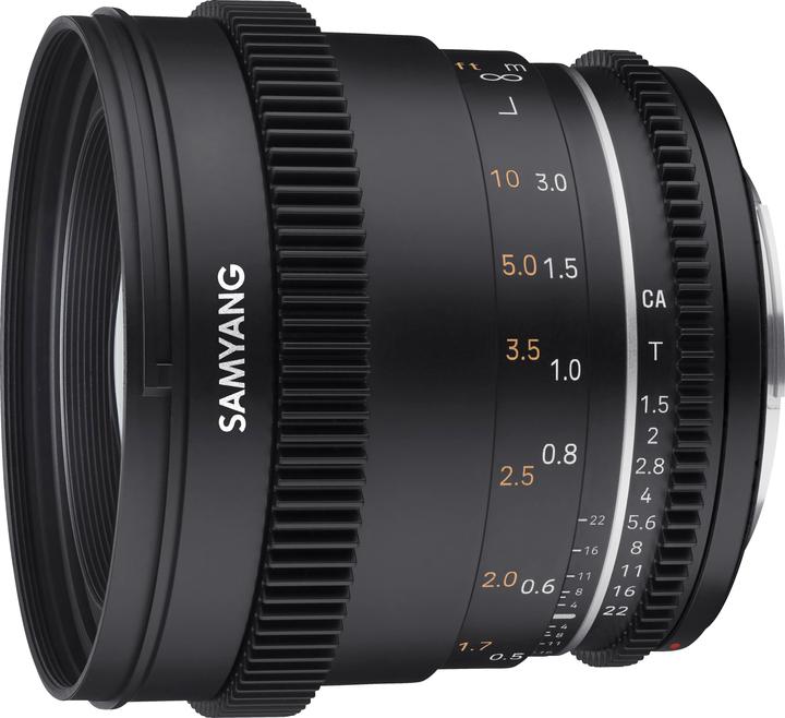 Produktbild Samyang MF 50mm T1,5 VDSLR MK2 Canon EF (Canon EF, APS-C / DX, Vollformat, Micro Four Thirds)
