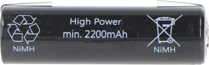 Actual product image AccuCell Akku HHR2200 Mignon AA Zelle mit Lötfahne in U-Form (1 pcs., AA, 2200 mAh)