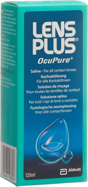 Produktbild Lens Plus OcuPure (Kochsalzlösung, 120 ml)