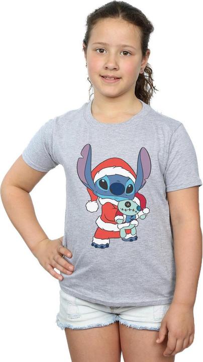 Produktbild Disney Lilo And Stitch Stitch Christmas TShirt Mädchen (152, 158)