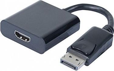 Image du produit Exertis Connect Convertisseur DisplayPort 1.2 vers HDMI, DP St. / HDMI Bu. noir Pour connecter des moniteurs HDMI a (HDMI, 5.50 cm)